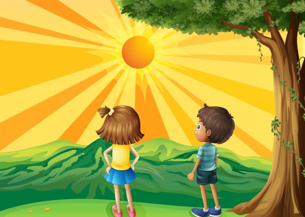 Наблюдение за солнечным затмением