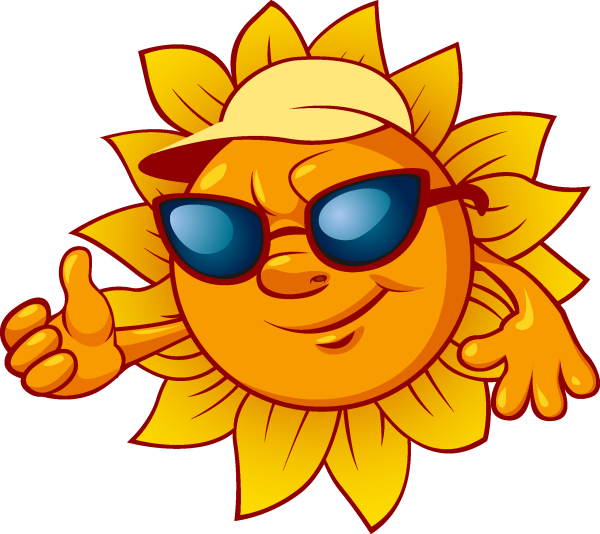 Солнышко на прозрачном фоне