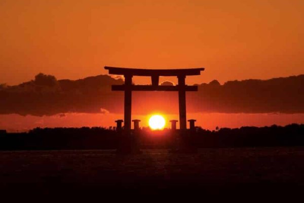 Восход солнца в Японии