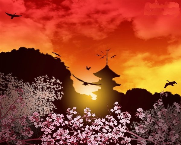 Япония солнце