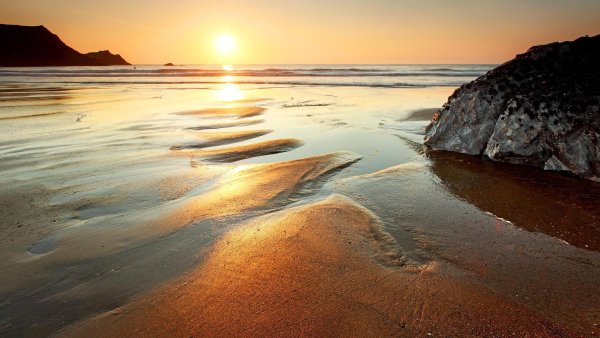 Пляж солнце песок