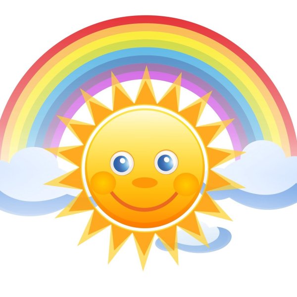 Красивое солнышко