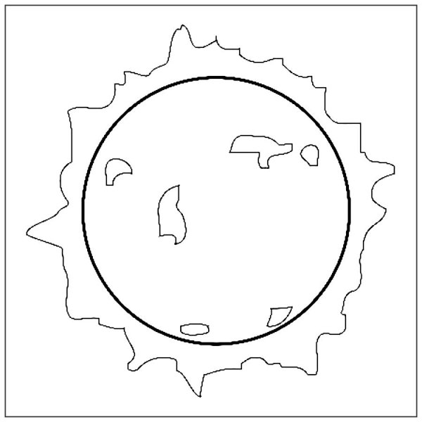 Планета солнце раскраска для детей