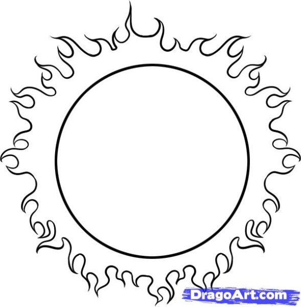 Планета солнце раскраска