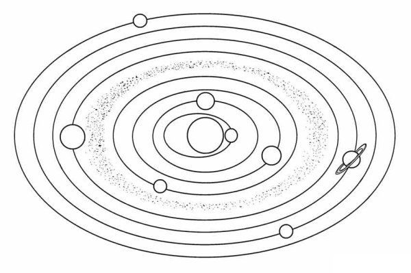 Солнечная система картинки раскраски