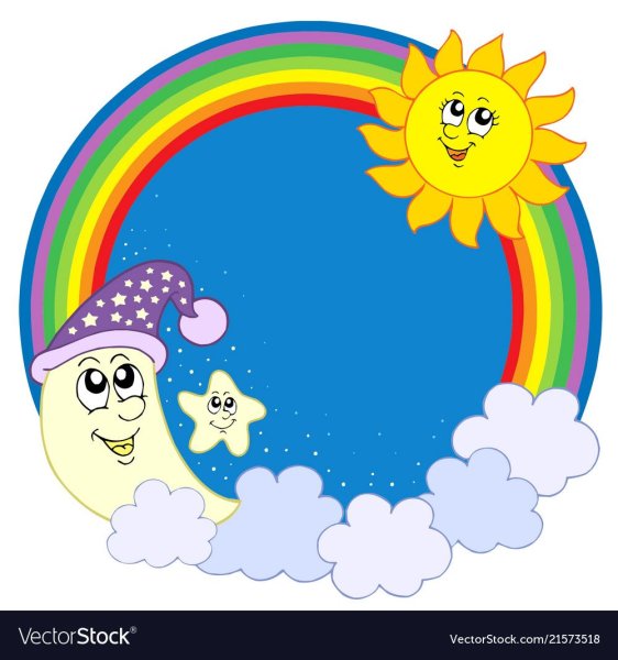 Солнце и Луна для детей