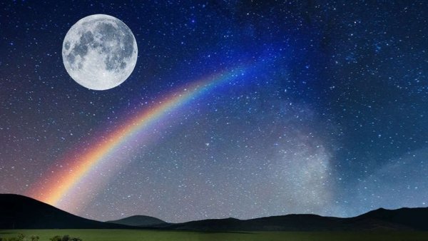 Лунная Радуга явление природы