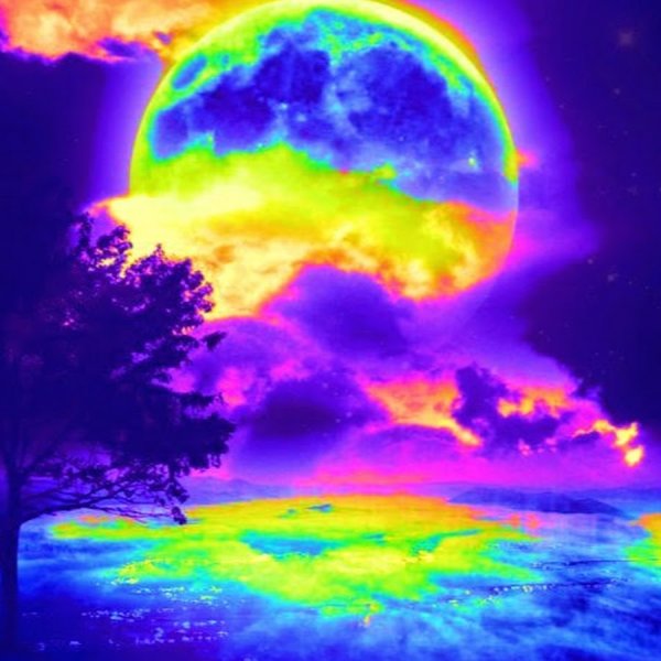 Тучка с солнышком с радугой