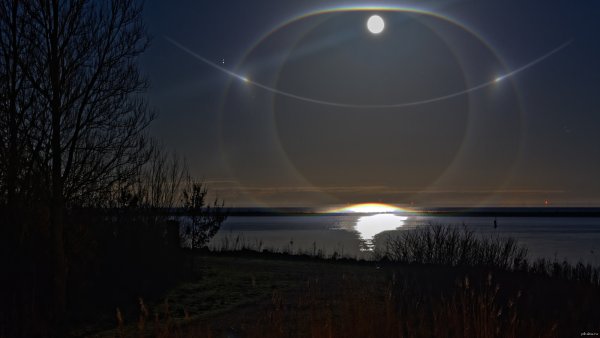 Водопад Виктория Лунная Радуга