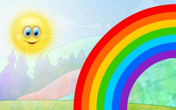 Изображение радуги для детей