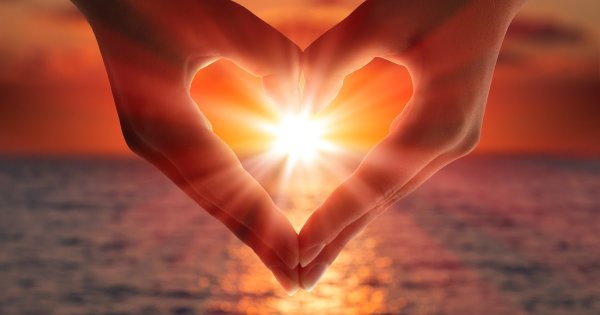 Сердечки в воздухе