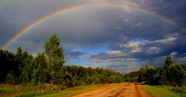 Летний дождь Радуга