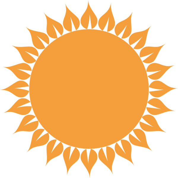 Солнце Векторная Графика
