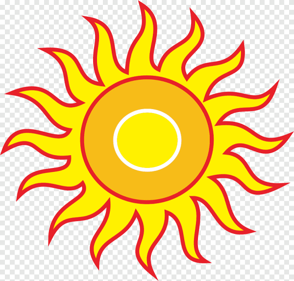 Стилизованное солнце