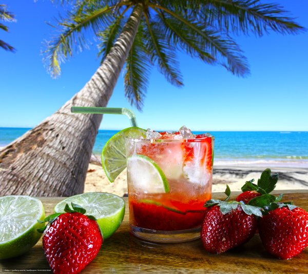 Море фрукты пляж