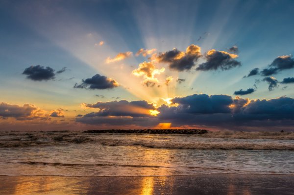 Красный закат