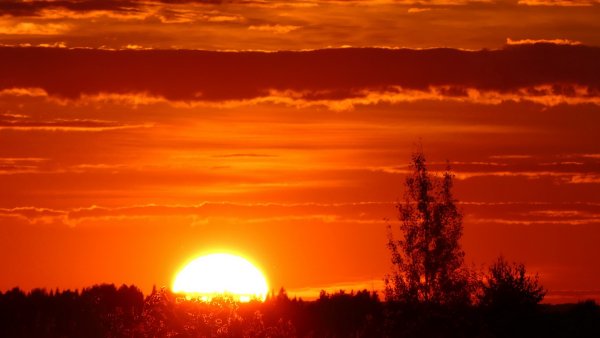 Рисование восхода солнца