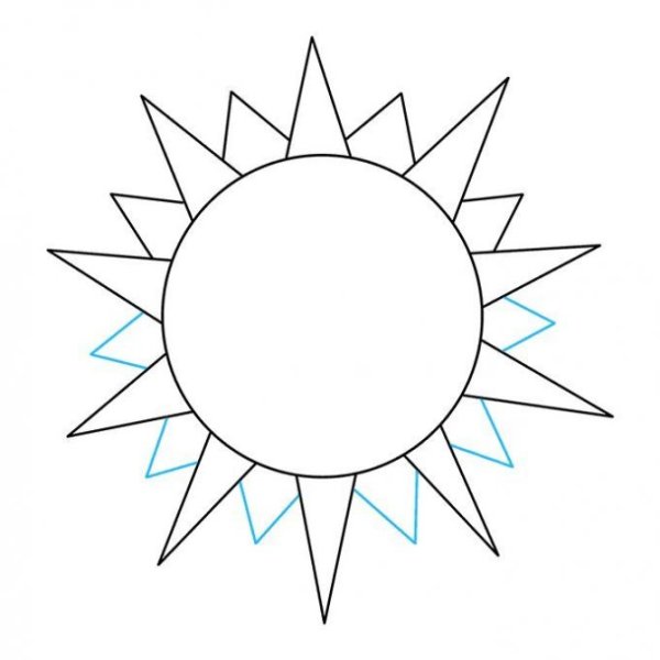 Солнце рисунок