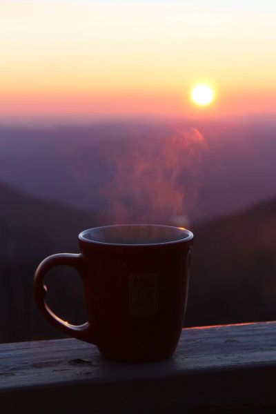 Утро кофе облака