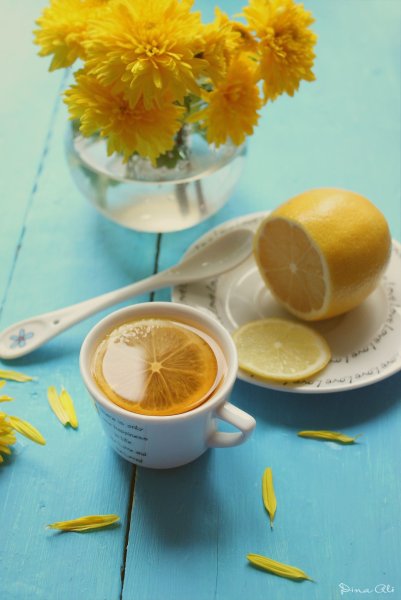 Утро в желтых тонах