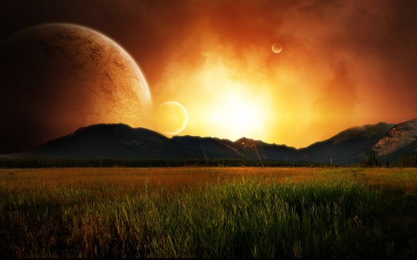 Закат на другой планете