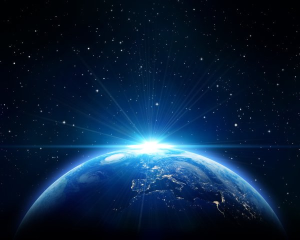 Космос звезды земля