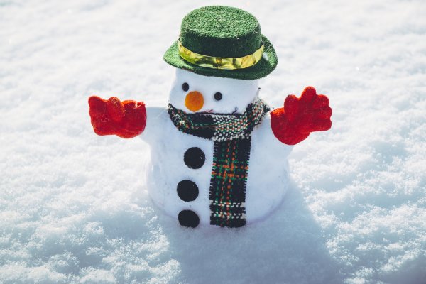 Доброе утро зима Снеговики