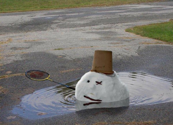 Растаявший Снеговик прикол