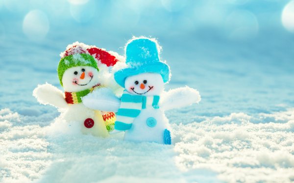 Зима Снеговик