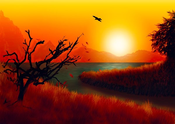 Картина природа