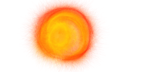 Солнце на голубом небе