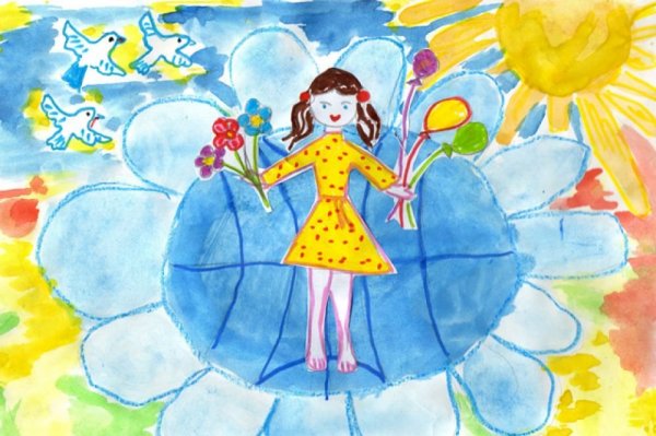 Пусть всегда будет солнце рисунок на конкурс