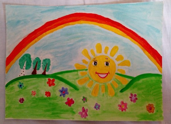 Пусть всегда будет солнце рисунок на конкурс
