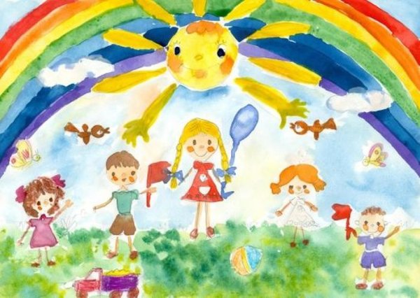 Рисование с детьми к Дню защиты детей