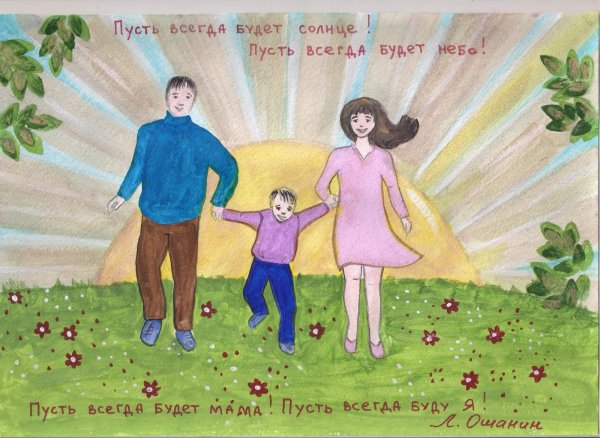 Рисунок на тему пусть всегда будет солнце