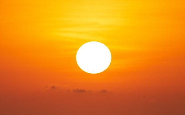 Оранжевое солнышко