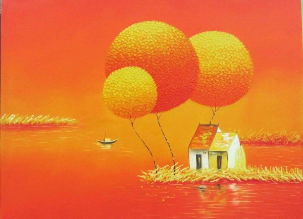 Утро в оранжевых тонах