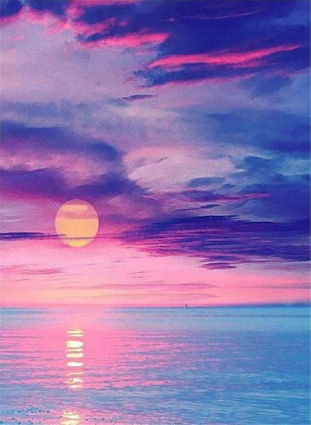 Розовый закат