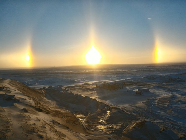 Паргелий ложное солнце