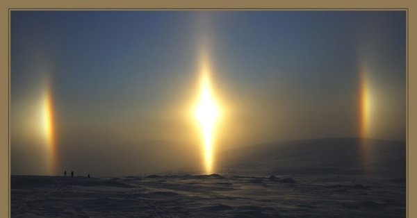 Гало Радуга вокруг солнца