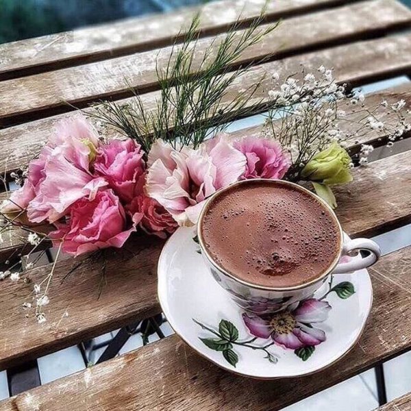 Доброе Весеннее утро с кофе