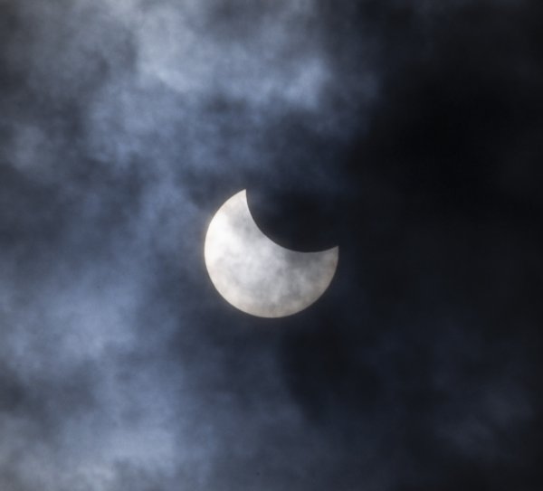 Солнечное затмение в Китае