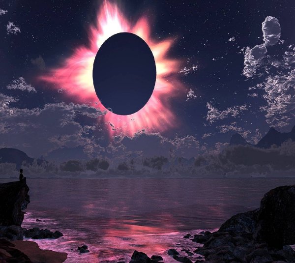 Кольцеобразное лунное затмение