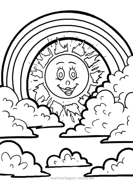 Облако раскраска