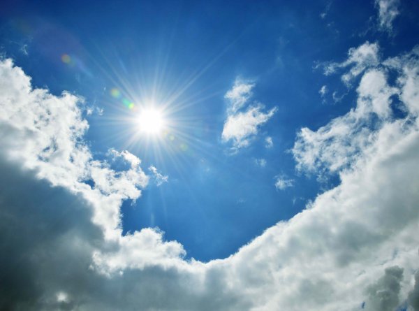 Блик солнца