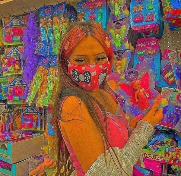 Цветочек в стиле indie Kid