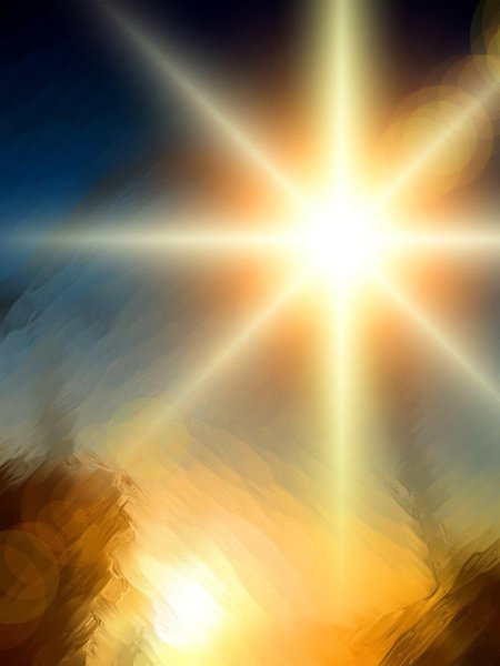 Яркое солнце