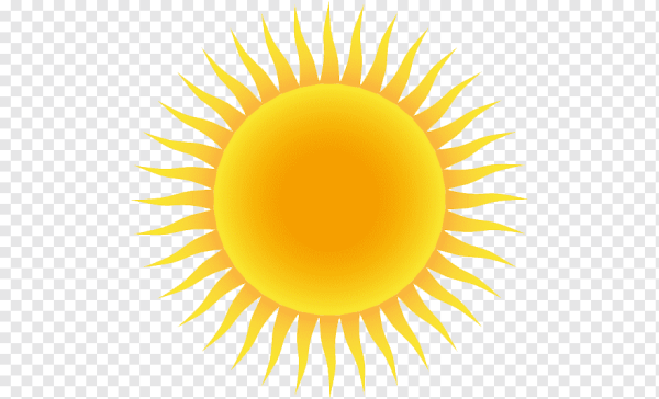 Желтый цвет солнце