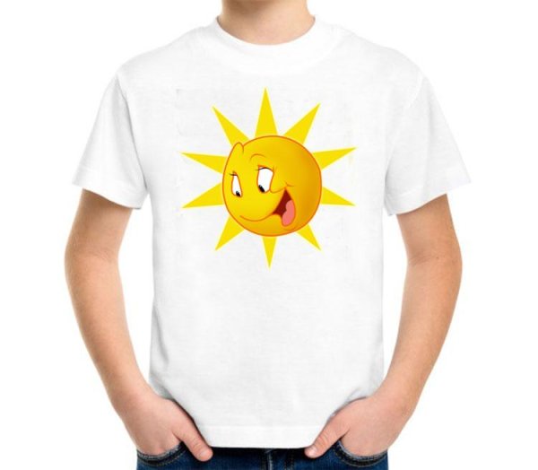 Футболка с солнцем детская