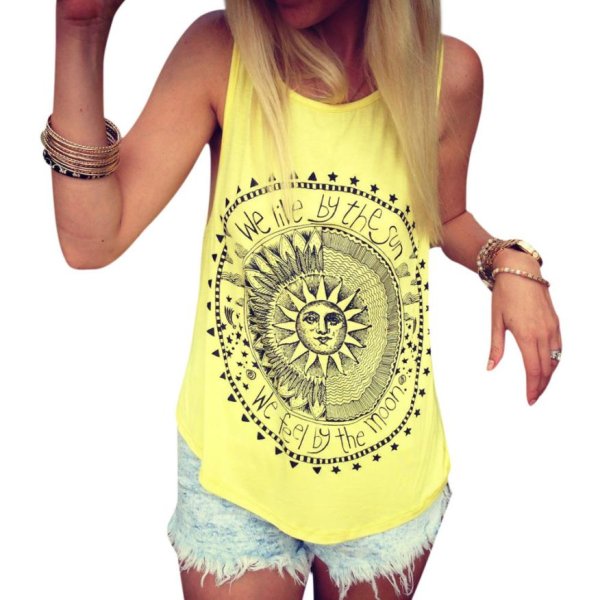 Футболка солнце